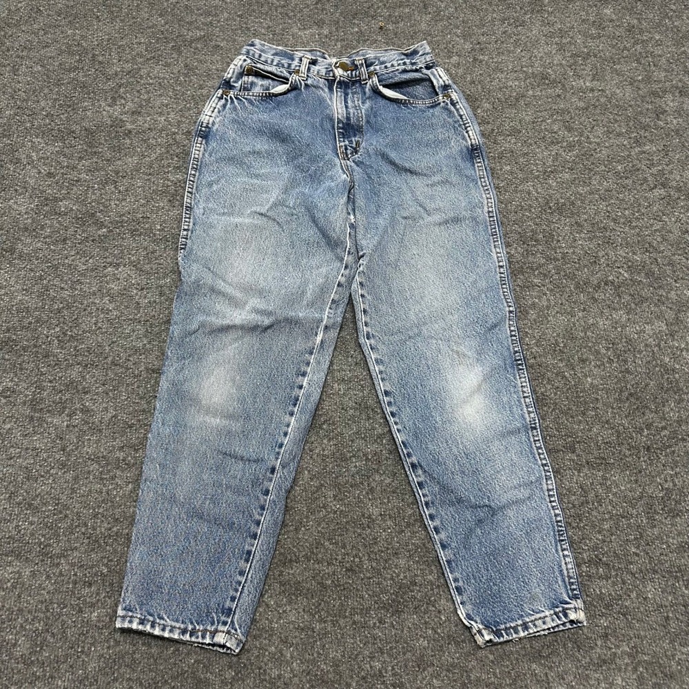 Chic Jeans Womens Size 26 Blue High Waisted Mom Fit Tapered Leg Vintage Denim
